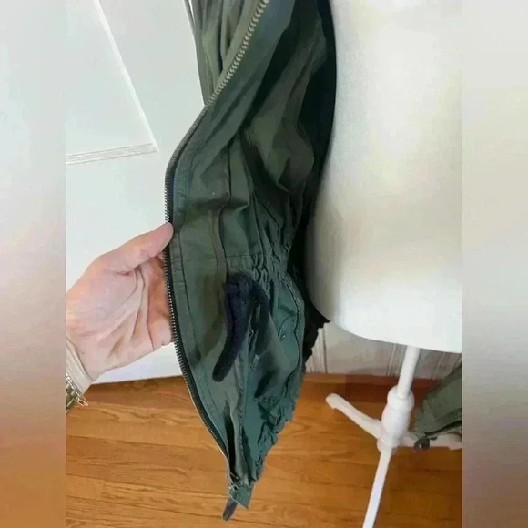 EXPRESS Army Green Jacket Grunge Indie Sleaze 90s L Gorpcore normcore tac… - Picture 4 of 9